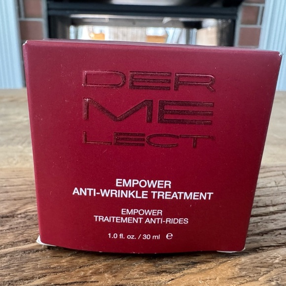NEW IN BOX Dermelect Cosmetics Anti Wrinkle Treatment ~ 1oz / 30 ml ~ Full sized - Picture 4 of 9